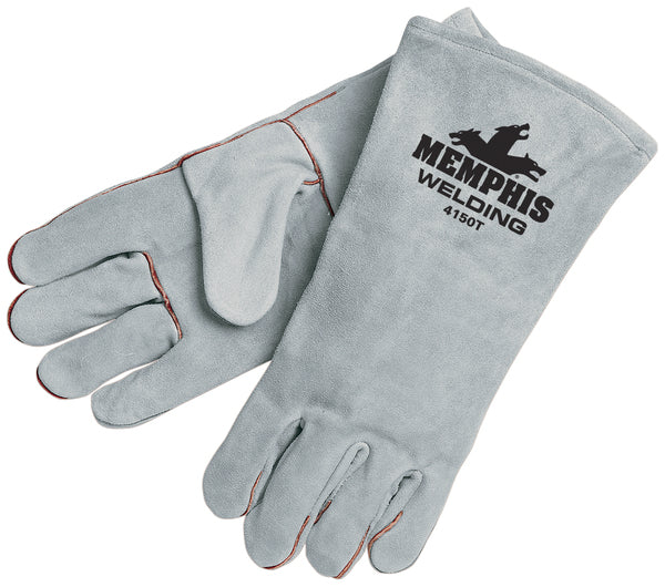 MCR Safety Sel Split Gray Welder Kevlar sewn-eSafety Supplies, Inc