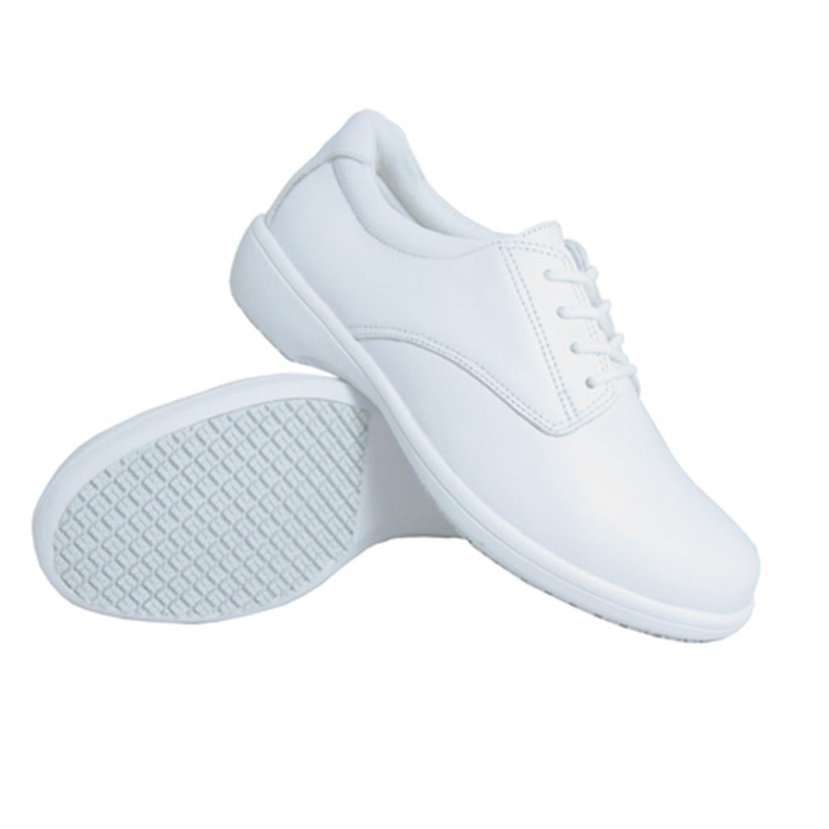 Genuine Grip Footwear- 425 Tie White Women's Shoe-eSafety Supplies, Inc