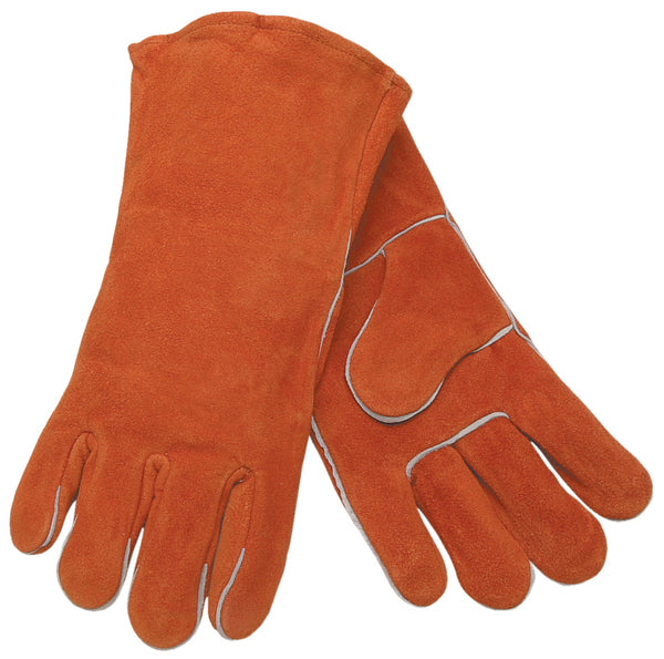 MCR Safety Brown Leather Welder No Logo No tag-eSafety Supplies, Inc
