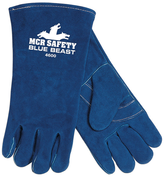 MCR Safety Blue Beast Welders Reinforced Thmb& Palm-eSafety Supplies, Inc