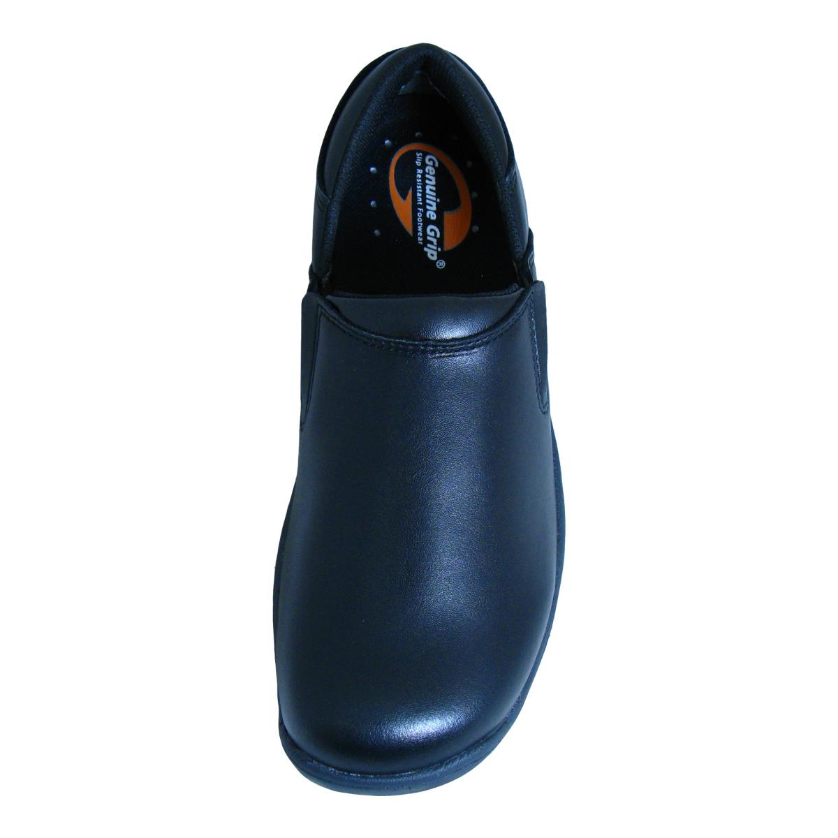 Genuine Grip Footwear- 470 Black Women's Slip On Shoe-eSafety Supplies, Inc