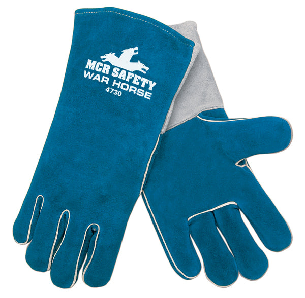 MCR Safety War Horse Foam Lined Blue Welder-eSafety Supplies, Inc