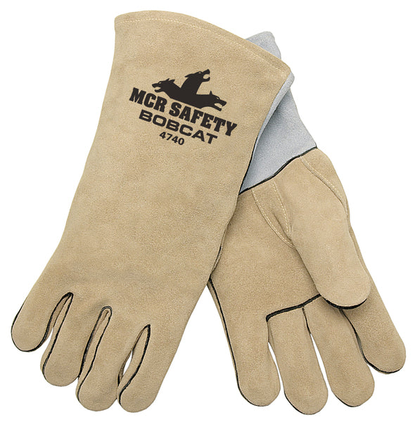 MCR Safety Bobcat Brown Welder Straight Thumb-eSafety Supplies, Inc