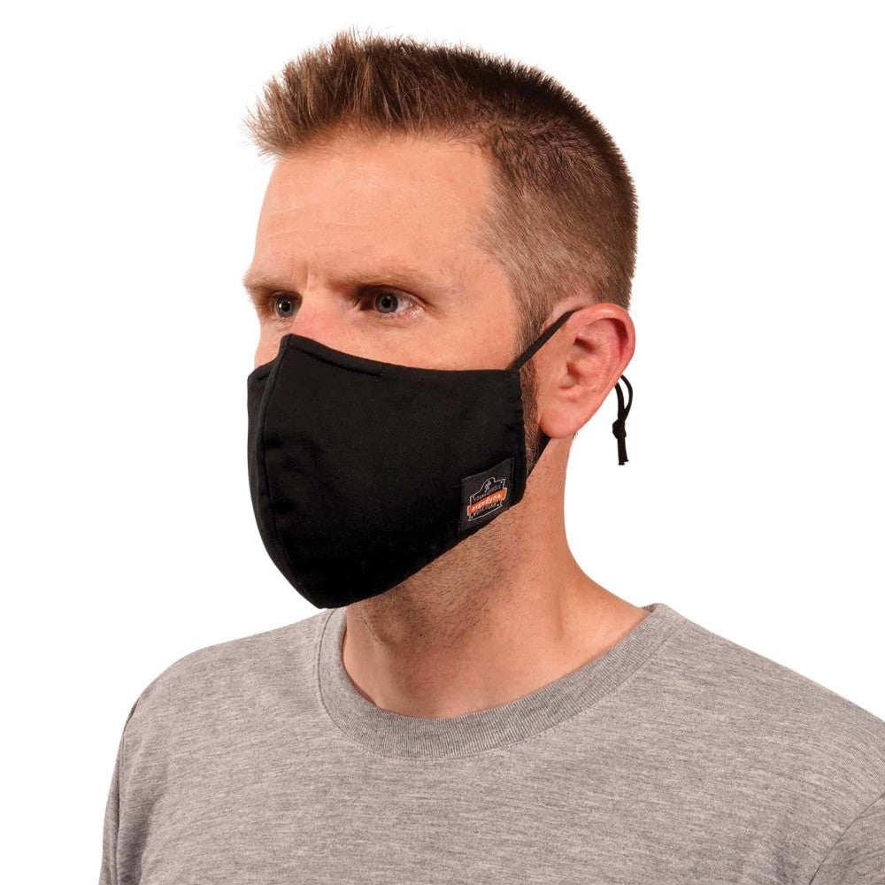 Skullerz 8800 Contoured Face Cover Mask - Reusable Cotton (3-Pack)-eSafety Supplies, Inc