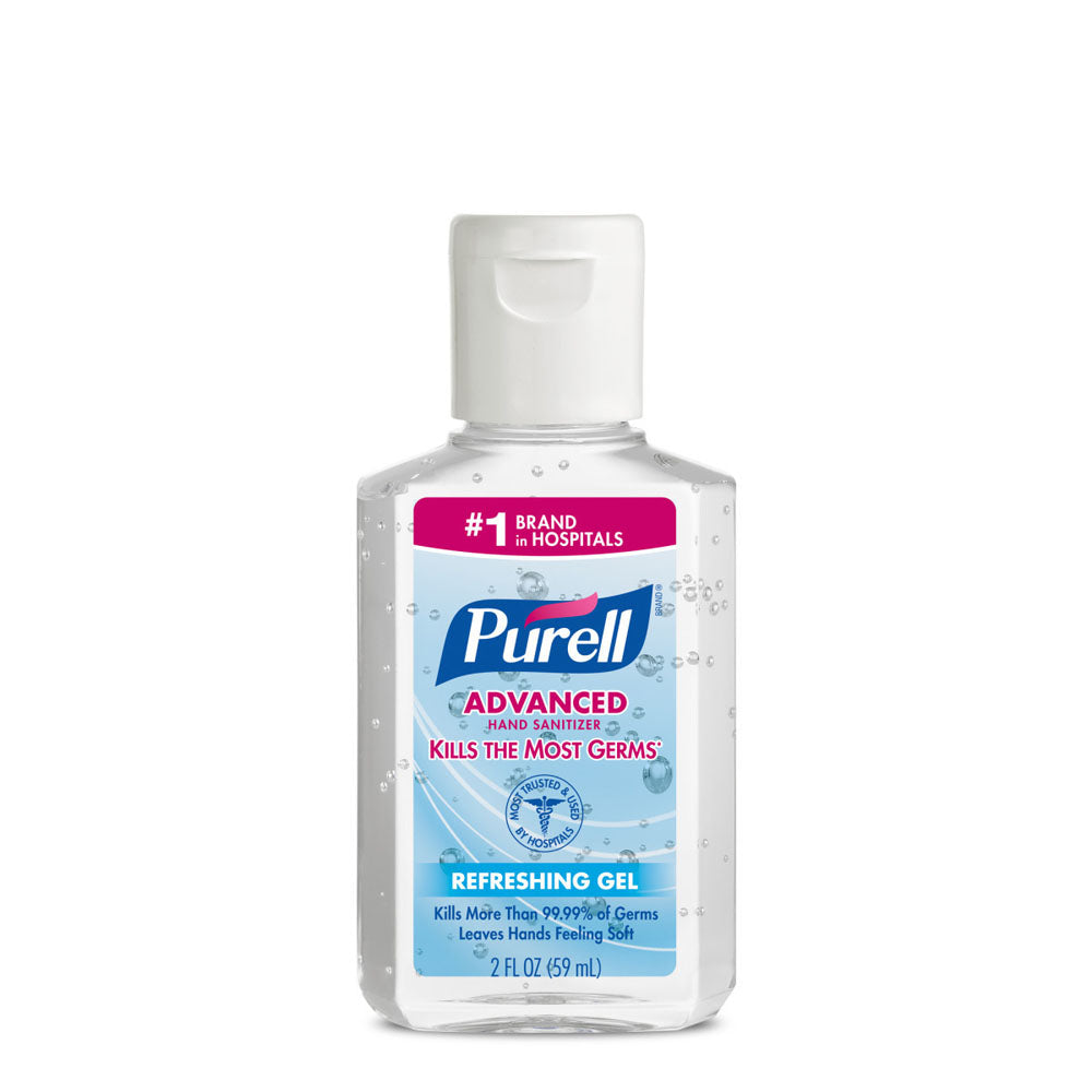 Purell Fragrance-Free Hand Sanitizer Clear Bottle - 2 Ounce-eSafety Supplies, Inc