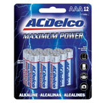 AC Delco - AAA Maximum Power Alkaline - 12 Pack-eSafety Supplies, Inc