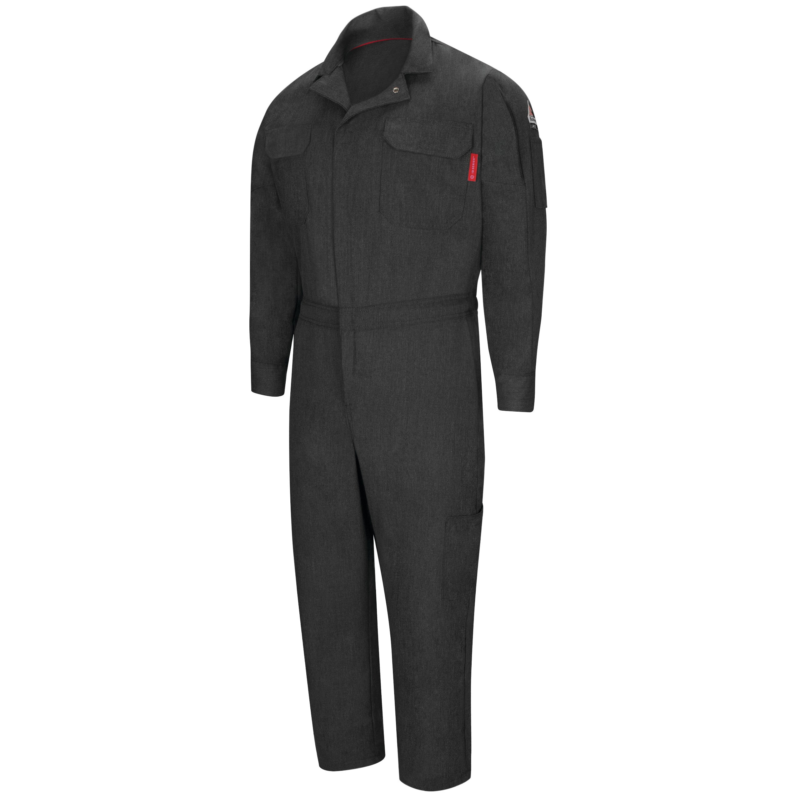 iQ Series® Men's Mobility Coverall with Insect Shield QC20 - Dark Grey-eSafety Supplies, Inc