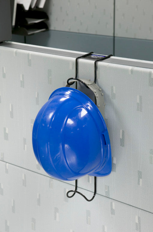 Rack'Em Racks-2-Hook Over-the-Cubicle Hard Hat, Coat, and Purse Rack.