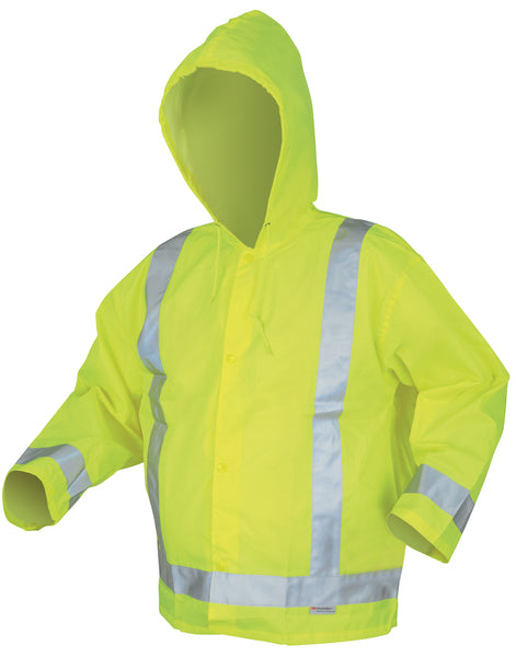 MCR Safety Poly/PU,Class 3,Jacket,Lime-eSafety Supplies, Inc