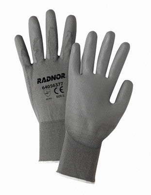 Radnor Economy Polyurethane Palm Coated Gloves-eSafety Supplies, Inc