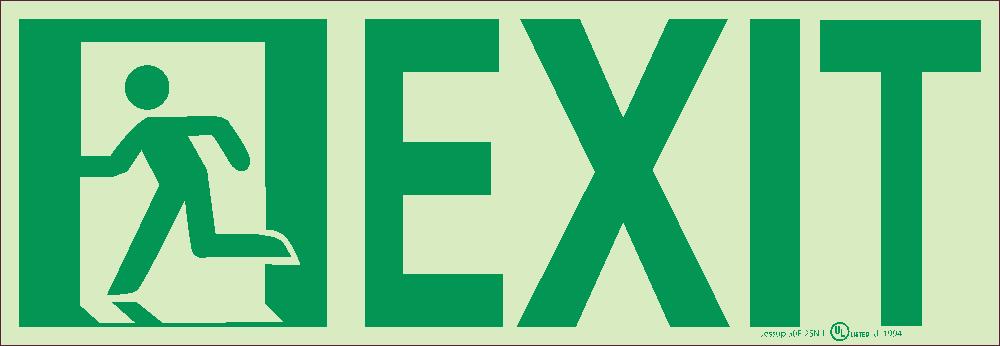 National Marker- Exit Sign-eSafety Supplies, Inc