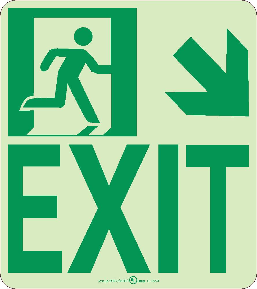 Exit Sign-eSafety Supplies, Inc