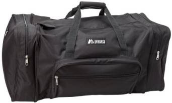 Everest Luggage Classic Gear Bag - Large, Black - Black-eSafety Supplies, Inc
