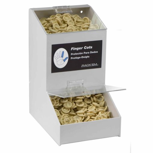 Rack'Em Racks-1 Compartment Universal Dispenser White-eSafety Supplies, Inc