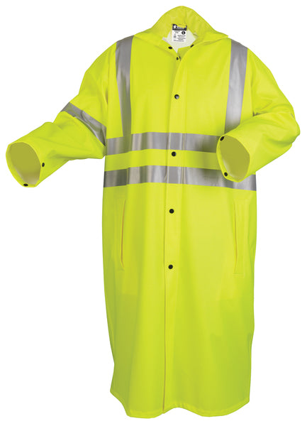 MCR Safety .40mm Stretch Pu/Cotton Poly, 49" Coat-eSafety Supplies, Inc