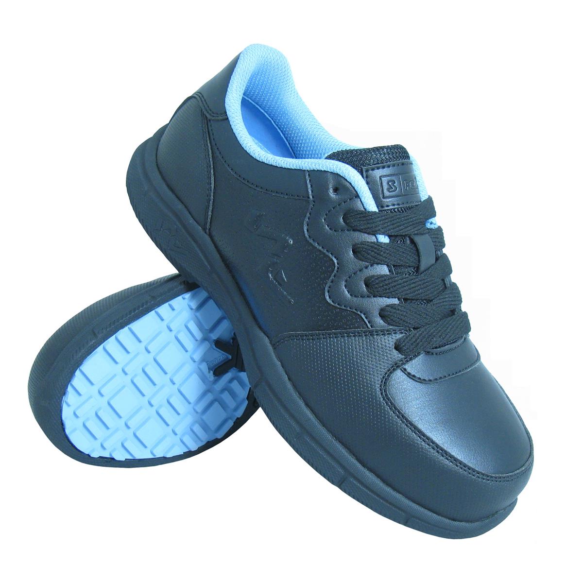 Genuine Grip Footwear- 520 Black Comp Toe Athletic Women's Shoe-eSafety Supplies, Inc