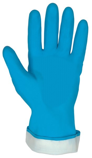 MCR Safety Blue 18 mil flock 12" latex canner PR-eSafety Supplies, Inc