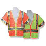 ANSI Certified Ultra-lightweight Vest with Contrasting Outlines-eSafety Supplies, Inc