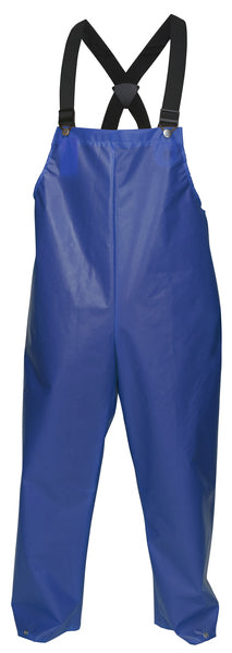 MCR Safety .25mm, TPU/Nylon, Bib Pant, Blue-eSafety Supplies, Inc