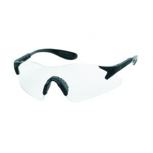 Clear Lens - Soft Non-Slip Rubber Nose Piece - Fully Adjustable Temples Safety Glasses-eSafety Supplies, Inc