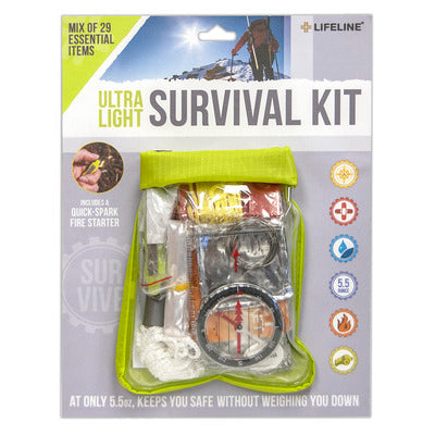Lifeline Ultralight Survival Kit - 29 Piece-eSafety Supplies, Inc