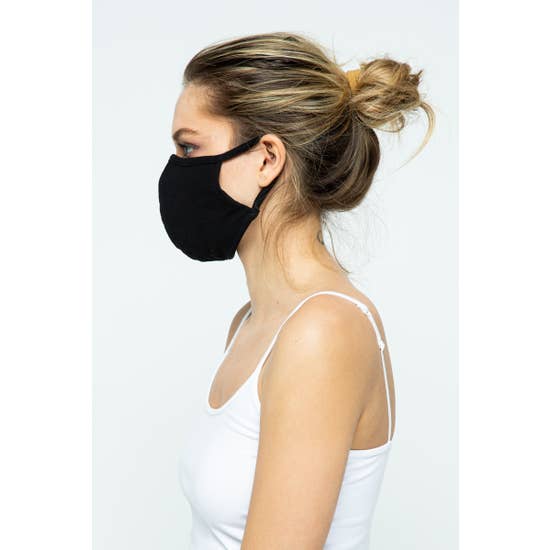 LMC Fabric Face Mask - Black-eSafety Supplies, Inc