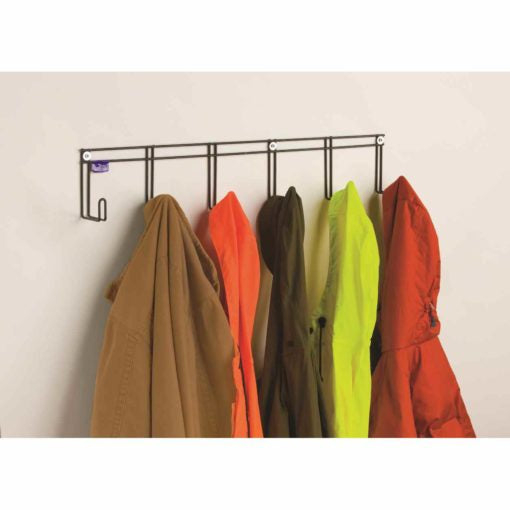 Rack'Em Racks-6 Hook Coat Rack-eSafety Supplies, Inc