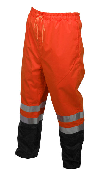 MCR Safety Pu/Poly, Class 3 Waist Pants,Fl Orange-eSafety Supplies, Inc