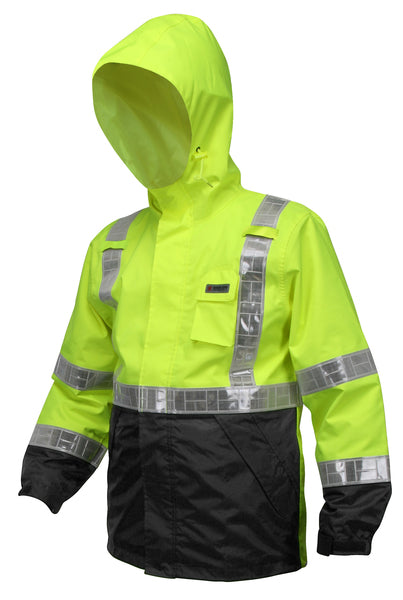 MCR Safety Breathable Pu/Poly, Class 3 Jacket W/ H-eSafety Supplies, Inc