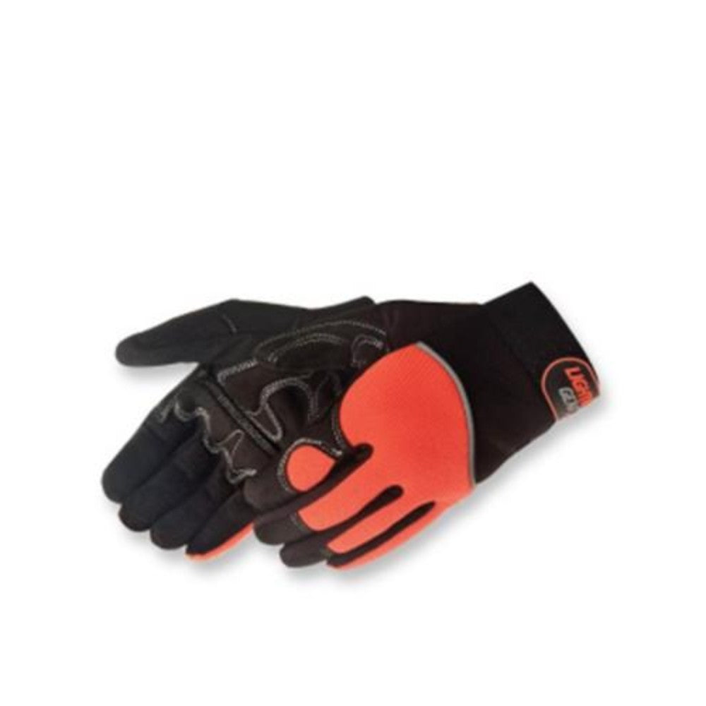 Lightning Gear CrimsonWarrior Hi-Vis mechanic Gloves - Pair