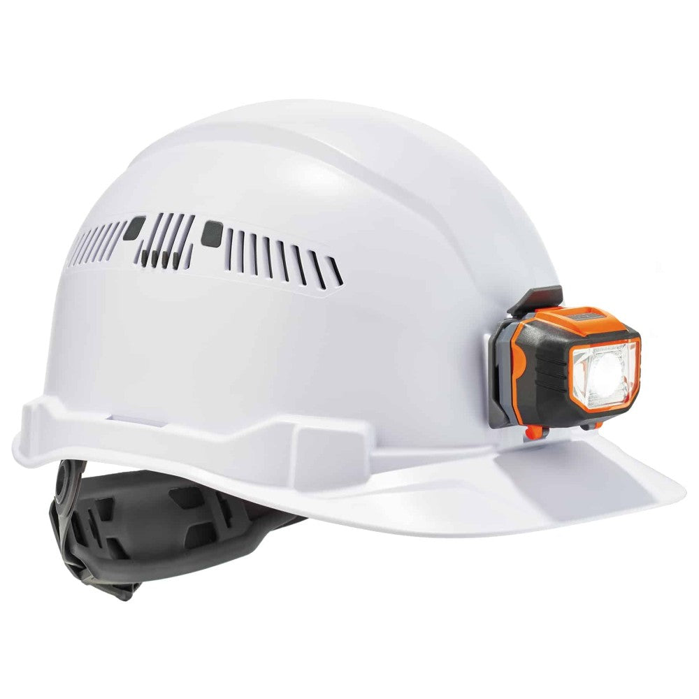 Skullerz 8972LED Class C Cap-Style Hard Hat + LED Light - Ratchet Suspension-eSafety Supplies, Inc