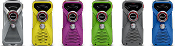 Eton - Hand turbine weather radio with LED flashlight - Purple-eSafety Supplies, Inc