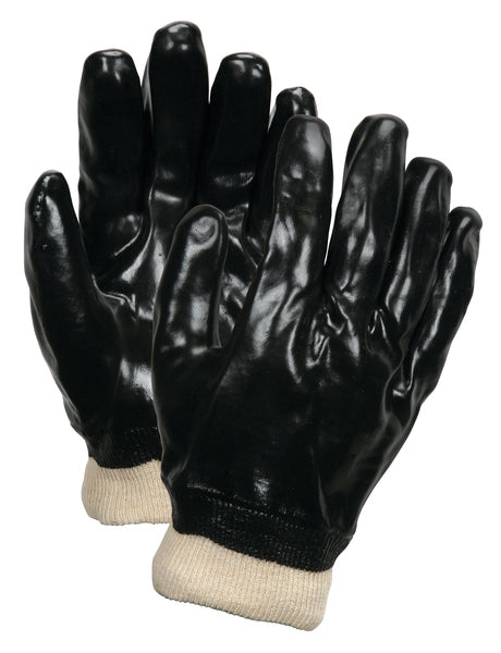 MCR Safety Black Econ PVC Knit Wrist-eSafety Supplies, Inc