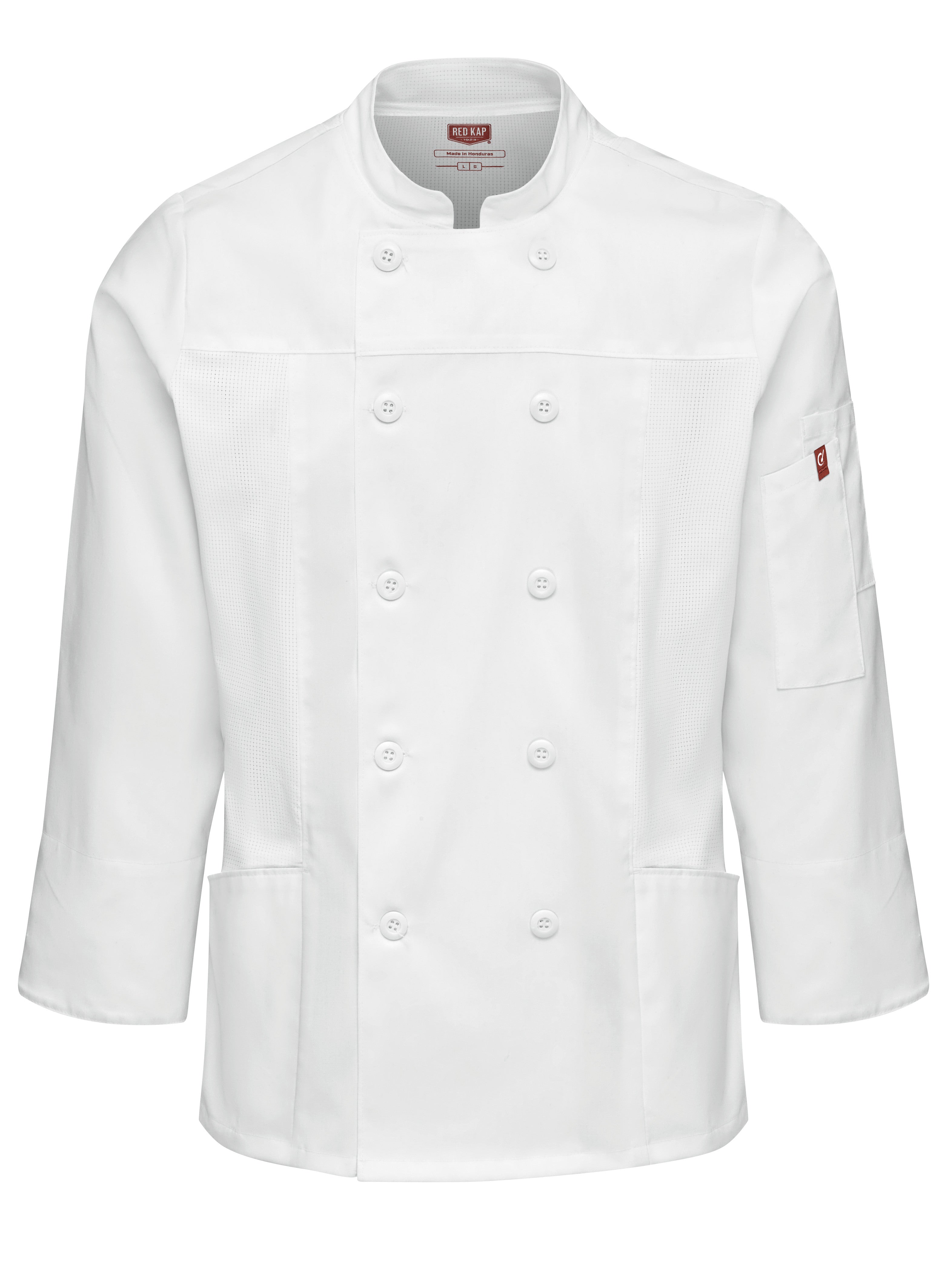 Women's Deluxe Airflow Chef Coat 053W - White-eSafety Supplies, Inc