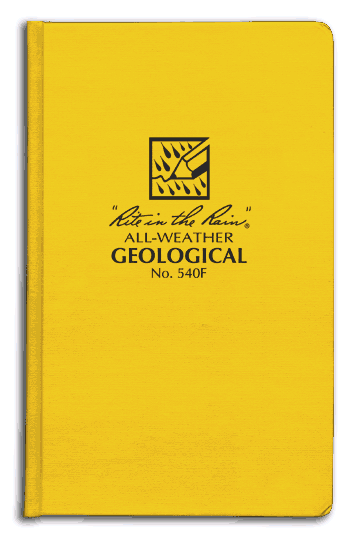 Geological Bound Book (4 3/4" x 7 1/2")