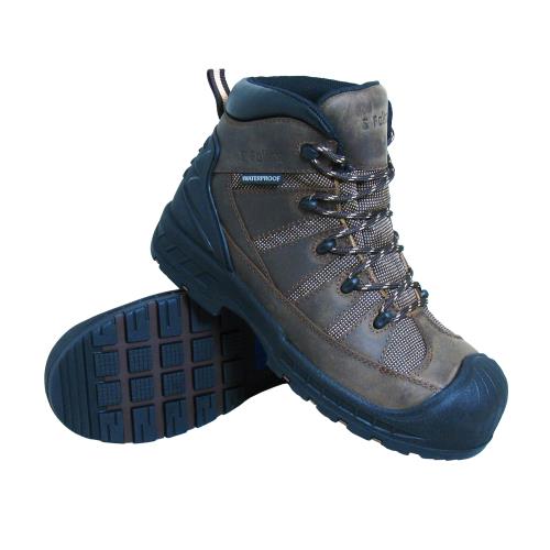 Genuine Grip Footwear- 6300 Trekker Composite Toe Puncture Resistant Brown Men's Boot-eSafety Supplies, Inc