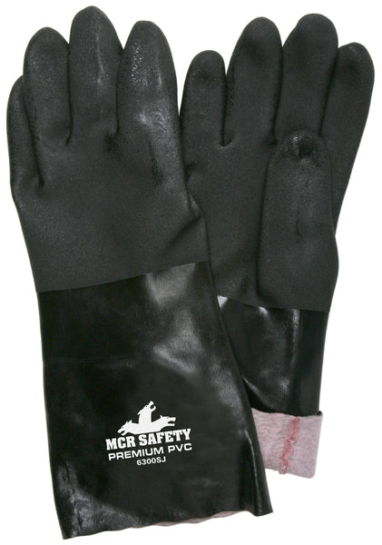 MCR Safety Black Sandy PVC 14" Jersey-eSafety Supplies, Inc