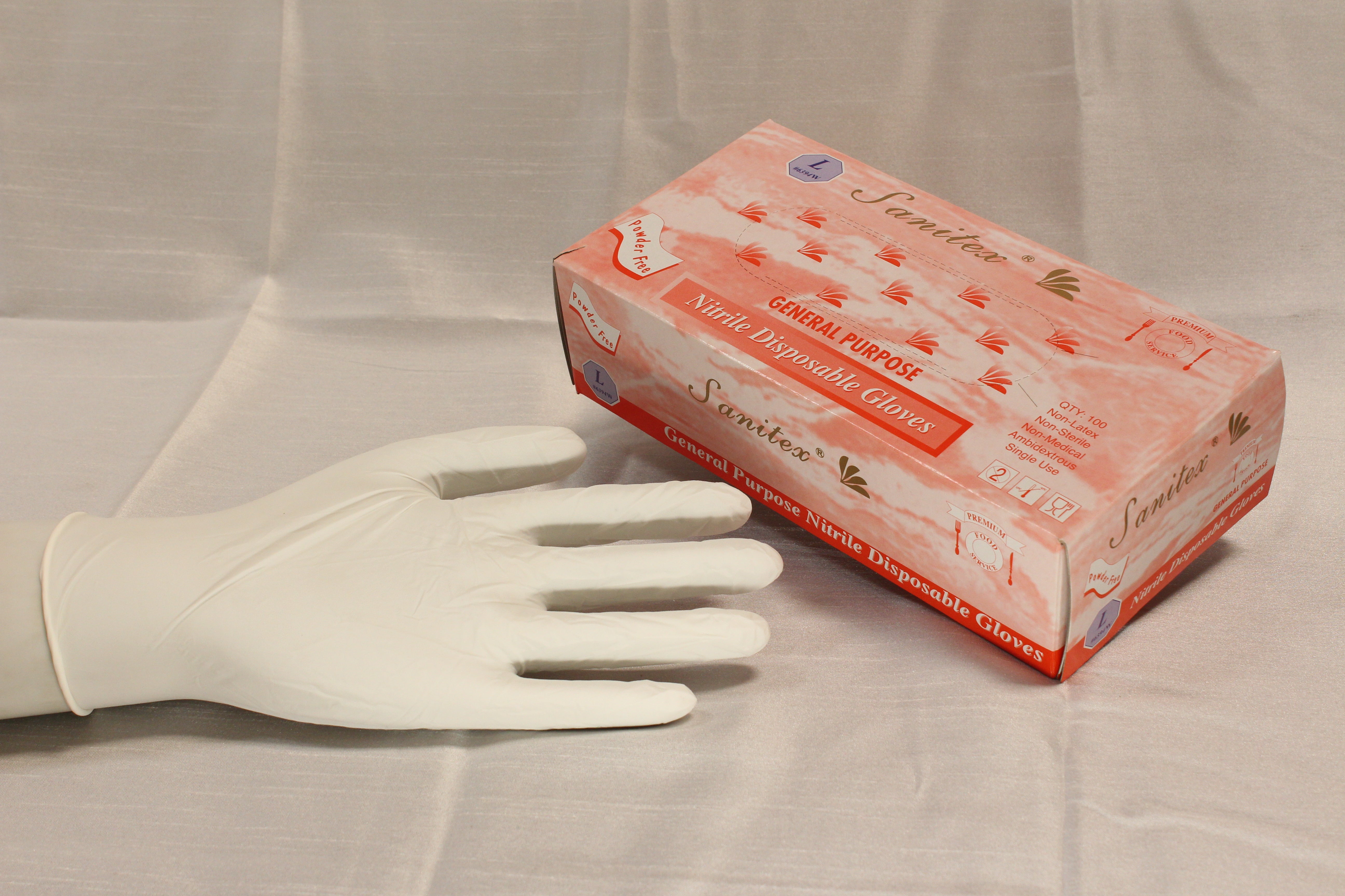 Sanitex -Powder Free-Nitrile General Purpose Gloves- Box-eSafety Supplies, Inc