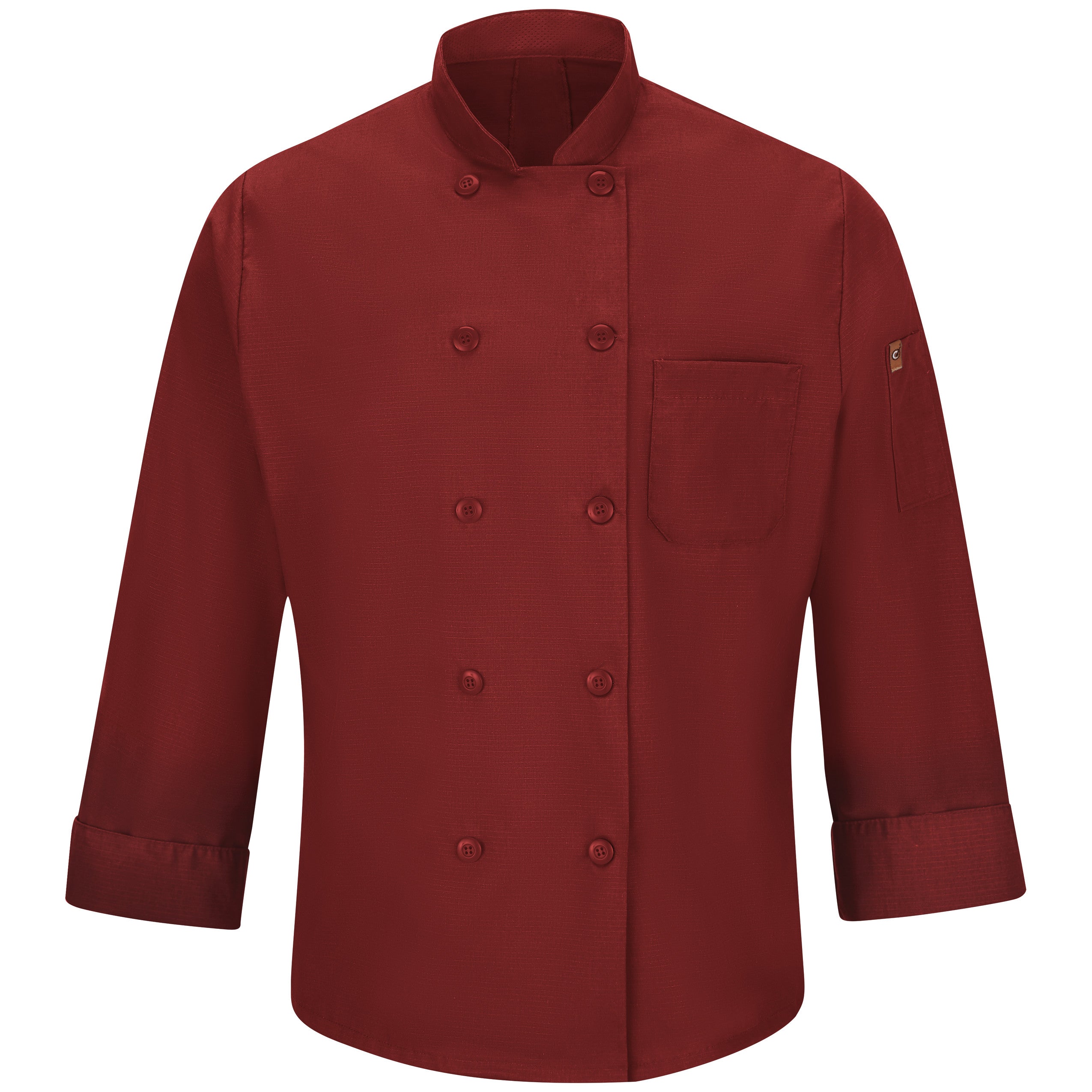 Men's Chef Coat with OilBlok + MIMIX 042X - Fireball Red-eSafety Supplies, Inc