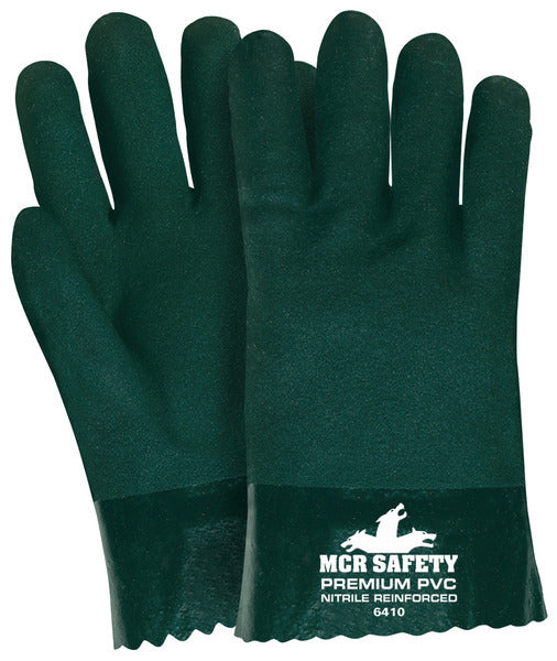 MCR Safety Green Sandy PVC 10" Jersey-eSafety Supplies, Inc