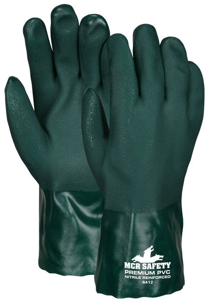 MCR Safety Green Sandy PVC 12" Jersey-eSafety Supplies, Inc