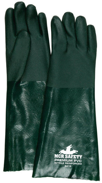 MCR Safety Green Sandy PVC 18" Jersey-eSafety Supplies, Inc