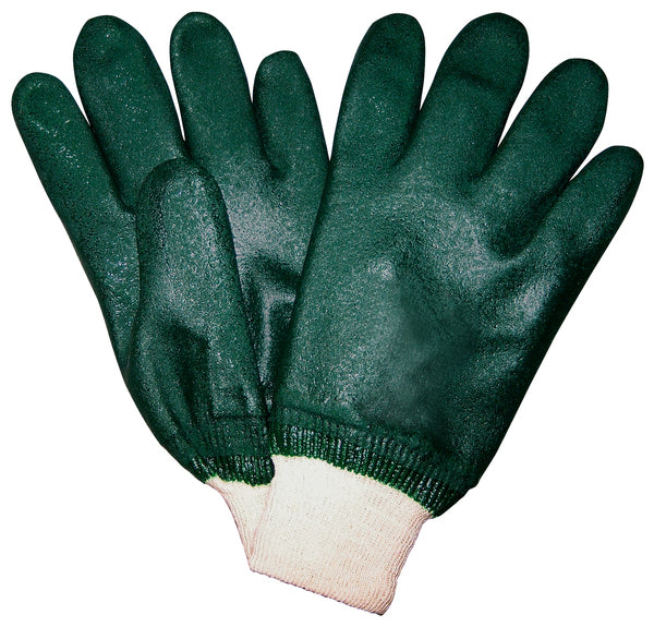 MCR Safety Econ Green PVC Knit Wrist-eSafety Supplies, Inc