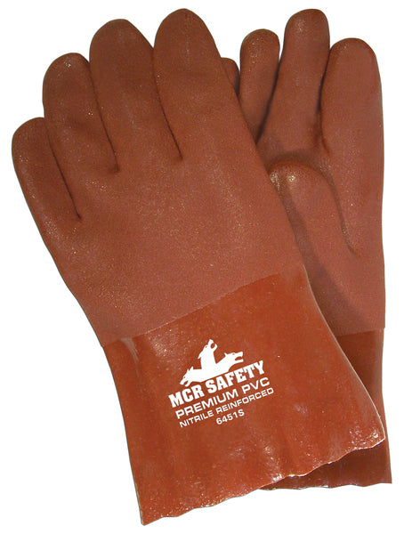 MCR Safety Red Sandy PVC 10" Jersey-eSafety Supplies, Inc