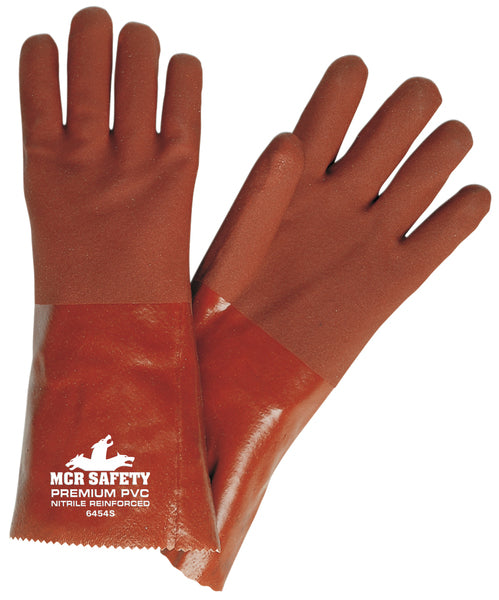 MCR Safety Red Sandy PVC 14" Jersey-eSafety Supplies, Inc