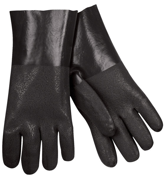 MCR Safety Black, Double Dip, Textured, 12"-eSafety Supplies, Inc