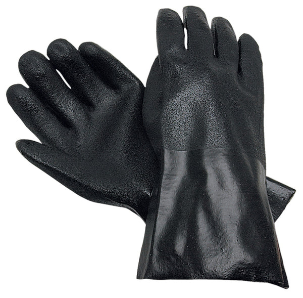 MCR Safety Black Double Dipped Sandy 12"-eSafety Supplies, Inc