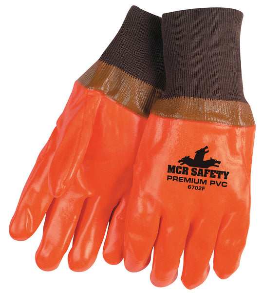 MCR Safety Foam Orange Smooth Knit Wrist-eSafety Supplies, Inc