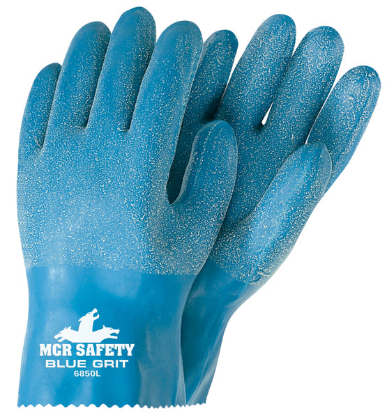 MCR Safety Blue Grit Rubber Dip 10"-eSafety Supplies, Inc