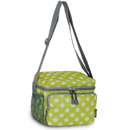 Everest Cooler Lunch Bag - Lime/White Dot-eSafety Supplies, Inc